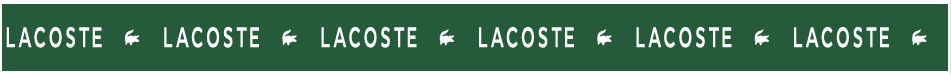 1.1 CM LACOSTE BASKILI RAŞEL ŞERİT